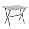 Table Camping à Clayettes Aluminium 80 Cm