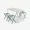 Quechua TABLE DE CAMPING PLIANTE - 4 TABOURETS - 4 À 6 PERSONNES 1 Quechua TABLE DE CAMPING PLIANTE - 4 TABOURETS - 4 À 6 PERSONNES -Plein Air Boutique table de camping pliante 4 tabourets 4 a 6 personnes