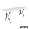Table Rectangulaire Valise Pliante En Deux (183 X 70 Cm) LIFETIME #80642 -Plein Air Boutique table rectangulaire valise pliante en deux 183 x 70 cm lifetime 80642