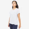 Quechua Tee Shirt Ultra Léger De Randonnée Rapide FH 500 Femme Ice. -Plein Air Boutique tee shirt ultra leger de randonnee rapide fh 500 femme ice