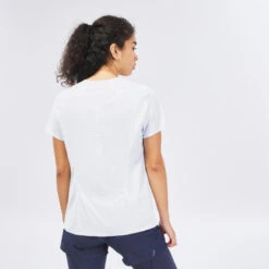 Quechua Tee Shirt Ultra Léger De Randonnée Rapide FH 500 Femme Ice. -Plein Air Boutique tee shirt ultra leger de randonnee rapide fh 500 femme ice 2