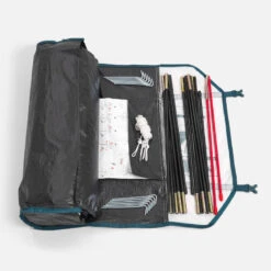 Quechua Tente De Camping - MH100 - 3 Places - Fresh & Black -Plein Air Boutique tente de camping mh100 3 places fresh and black 3