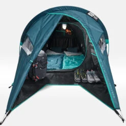 Quechua Tente De Camping - MH100 XL - 2 Places - Fresh & Black -Plein Air Boutique tente de camping mh100 xl 2 places fresh and black 4