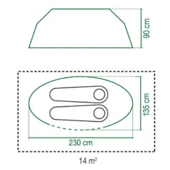 Coleman Tente Galiano Bleue - 2 Personnes -Plein Air Boutique tente galiano bleue 2 personnes 5
