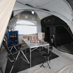 Quechua Tente Gonflable De Camping - Air Seconds 8.4 F&B - 8 Places - 4 Chambres -Plein Air Boutique tente gonflable de camping air seconds 84 f and b 8 places 4 chambres 3