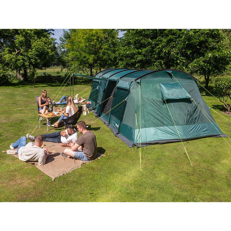 Tente Tunnel Familiale Montana 8 - Camping - 8 Personnes - 3 Cabines Sombres 4 Tente Tunnel Familiale Montana 8 - Camping - 8 Personnes - 3 Cabines Sombres – Image 2