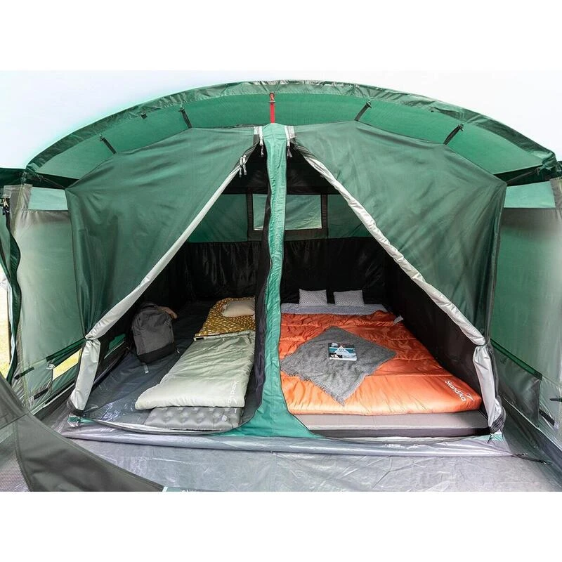 Tente Tunnel Familiale Montana 8 - Camping - 8 Personnes - 3 Cabines Sombres 6 Tente Tunnel Familiale Montana 8 - Camping - 8 Personnes - 3 Cabines Sombres – Image 4