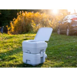 Toilette Portable 20L Pour Camping-Car, WC Avec Chasse D'Eau 13L Camry -Plein Air Boutique toilette portable 20l pour camping car wc avec chasse deau 13l camry 4