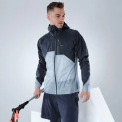 Quechua Veste Ultra Légère De Randonnée Rapide FH 900 Homme Bleu Grise. -Plein Air Boutique veste ultra legere de randonnee rapide fh 900 homme bleu grise 2