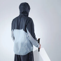 Quechua Veste Ultra Légère De Randonnée Rapide FH 900 Homme Bleu Grise. -Plein Air Boutique veste ultra legere de randonnee rapide fh 900 homme bleu grise 3