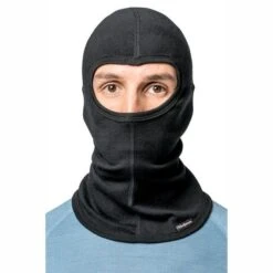 Woolpower Balaclava LITE Merino - Noir -Plein Air Boutique woolpower balaclava lite merino noir 2