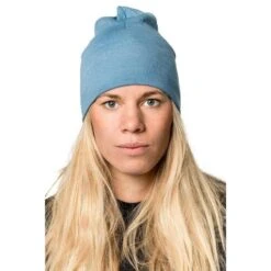 Woolpower Bonnet Merino LITE - Bleu Nordique -Plein Air Boutique woolpower bonnet merino lite bleu nordique 2